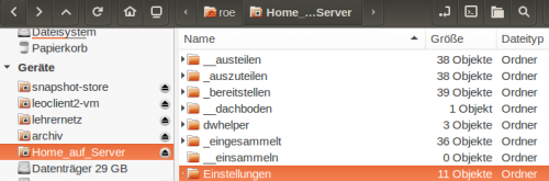 Einstellungen sichern 2 Einstellungen sichern 2